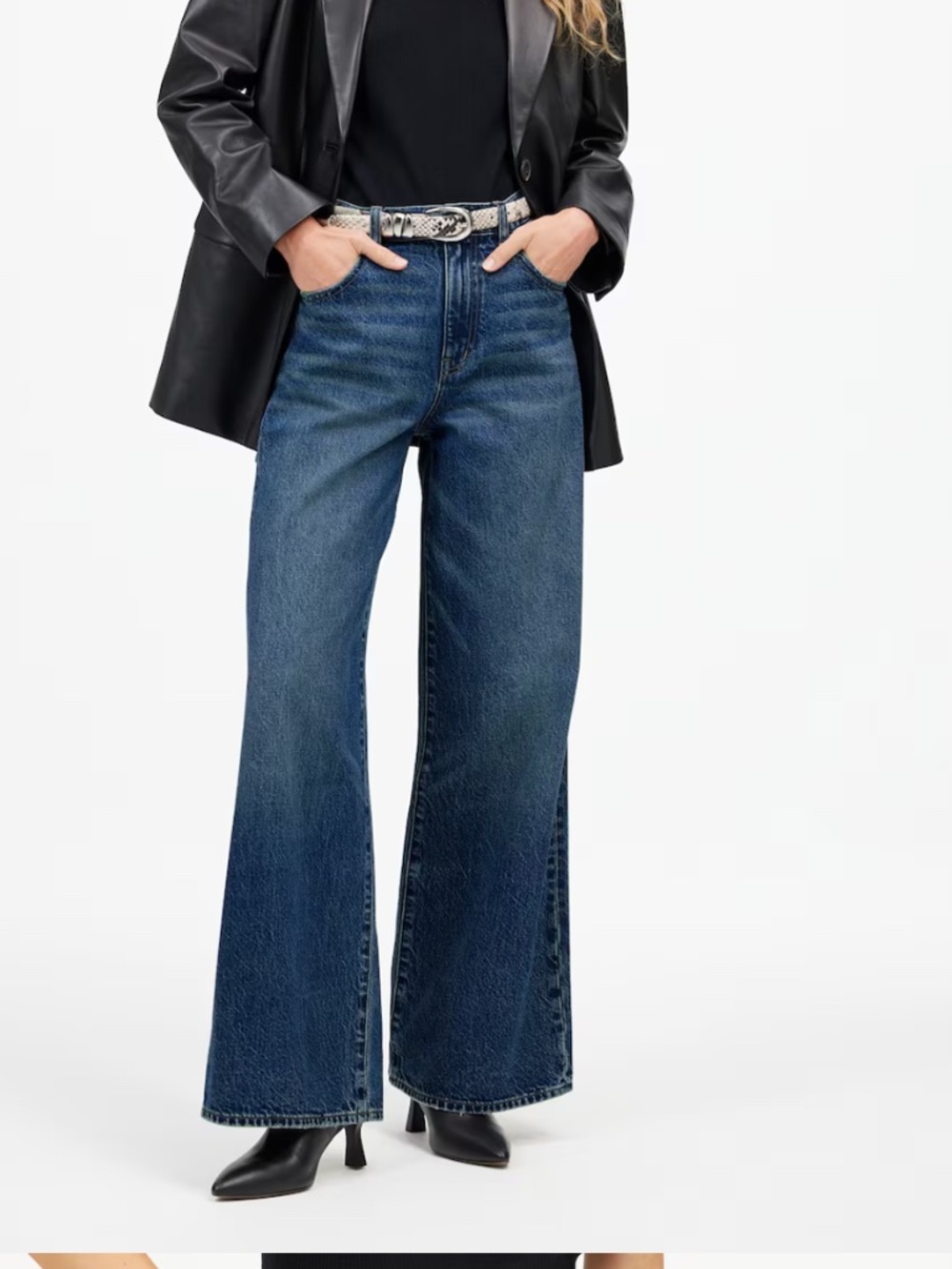 Superwide-leg Jeans in Concho Wash